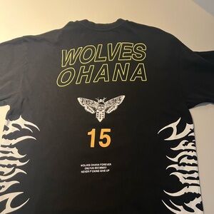 Darc Sport Hawaii Ohana Black Graphic Tee with Yellow and White Accents